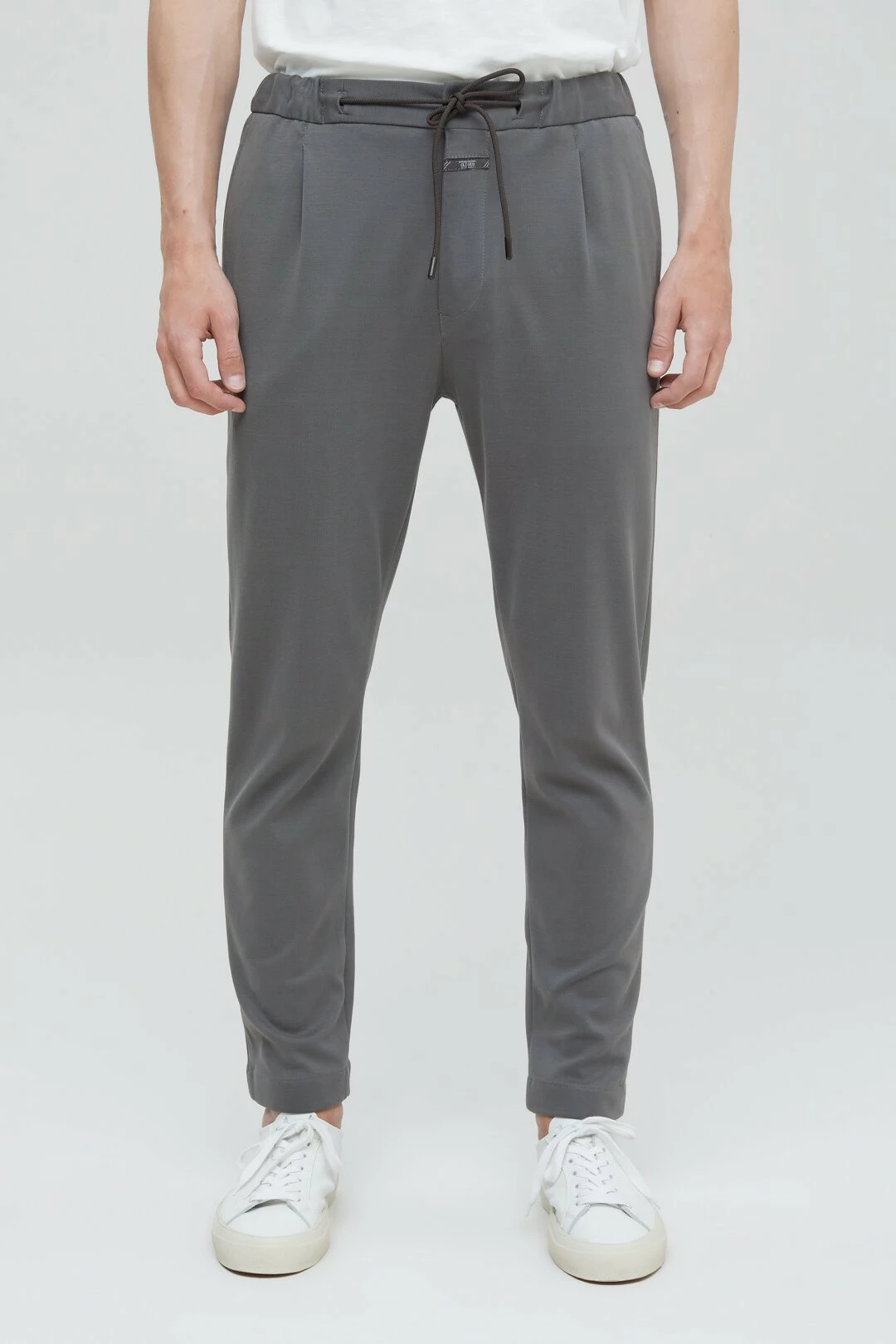 CLOSED Pantalon Vigo Tapered Dark Nickel