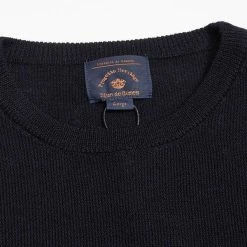 Blue de Genes Tondo Nuovo Merino Navy