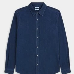 CLOSED Chemise Basic Pocket Denim Bleu Foncé