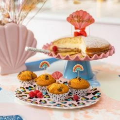 Eleanor Bowmer Pink Leopard Serving Platter