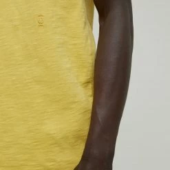 CLOSED T-shirt Brodé - Jaune Egg Nog