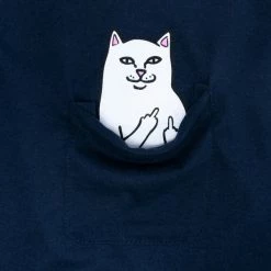 RIP N DIP Lord Nermal Pocket T-Shirt - Navy