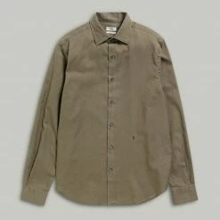 CLOSED Chemise Coton Piqué Soft Kaki