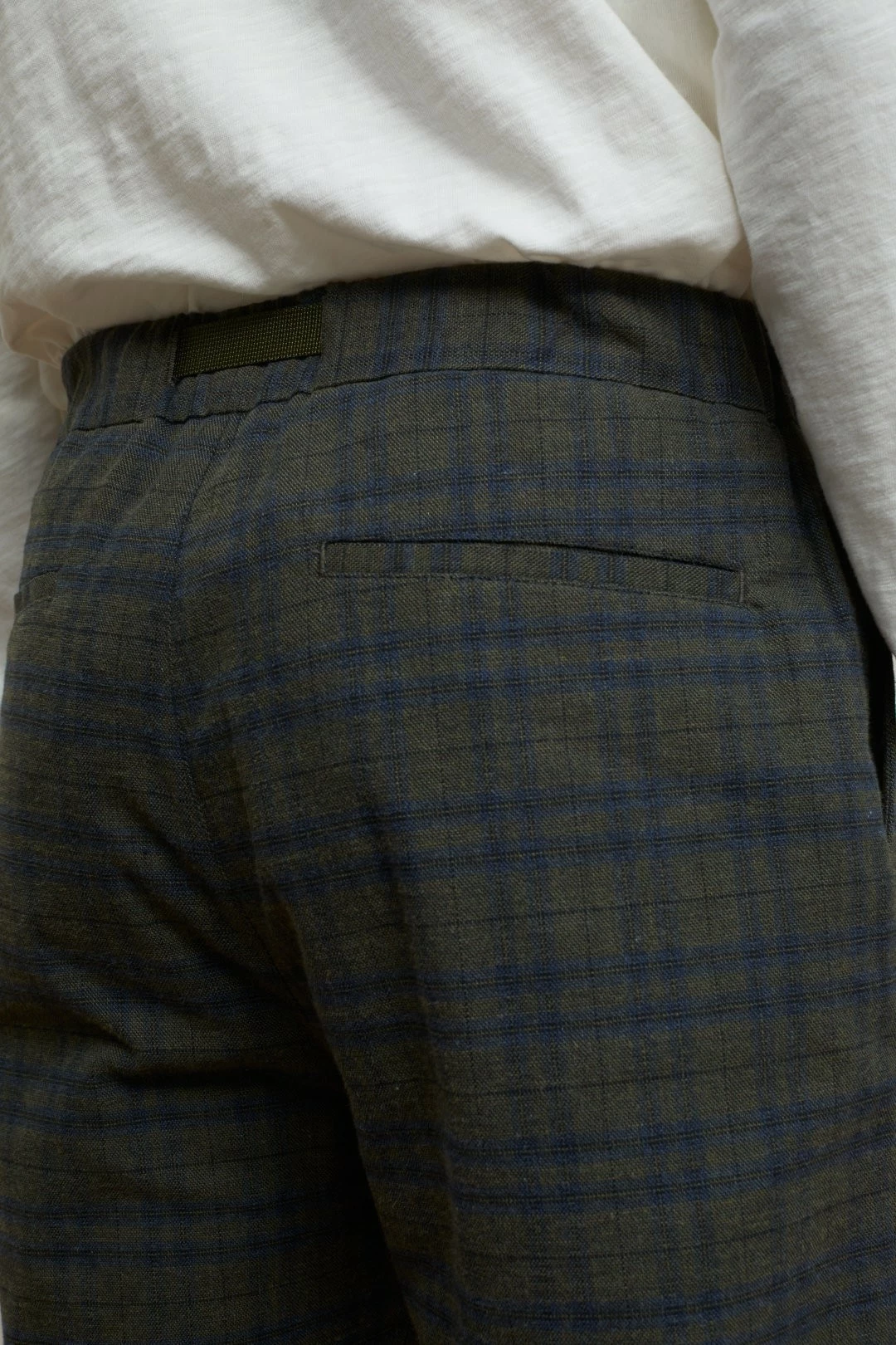 CLOSED Buckle Pant - Relaxed Fit - Carreaux