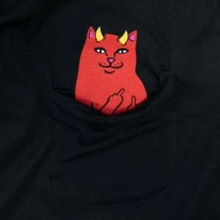 RIP N DIP Lord Devil Pocket T-Shirt - Black