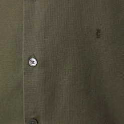 CLOSED Chemise Coton Piqué Soft Kaki