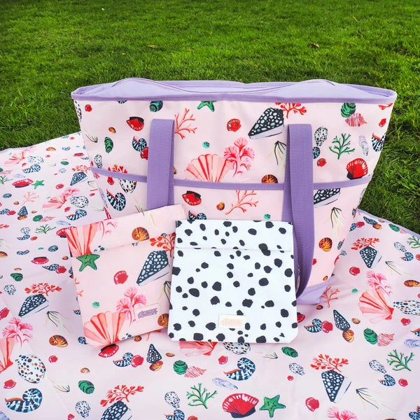 Eleanor Bowmer Miami Shells Picnic Cooler Tote Bag