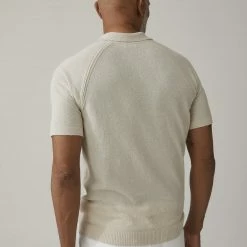 CLOSED Polo Fine Maille Italienne Beige