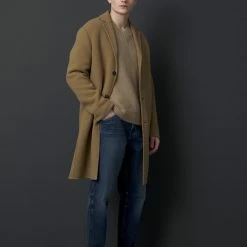 CLOSED Manteau Long - Double Face Laine Vierge Italienne - American Elm