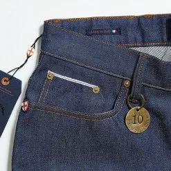 Blue de Genes Vinci X Hi 5 Japanese Raw Selfedge Jeans