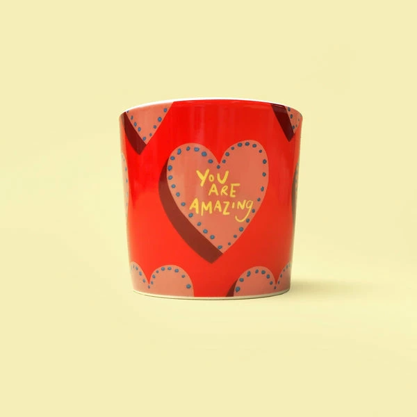 Eleanor Bowmer : You Are Amazing Hearts Mug