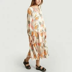 CLOSED Peach Stella Printed Dress