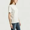 CLOSED White Cotton Embroidered T Shirt