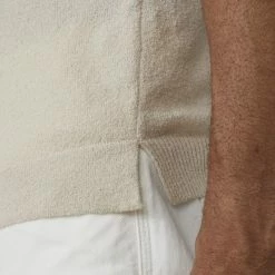 CLOSED Polo Fine Maille Italienne Beige