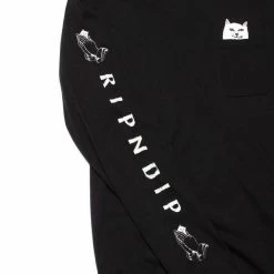 RIP N DIP Lord Nermal Longsleeve T Shirt Black