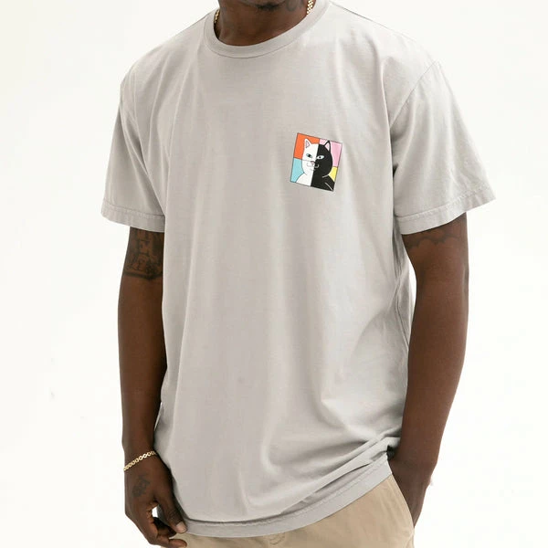 RIP N DIP It Will Pass Rubix T-Shirt - Grey