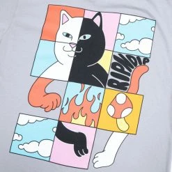 RIP N DIP It Will Pass Rubix T-Shirt - Grey