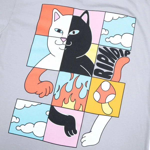 RIP N DIP It Will Pass Rubix T-Shirt - Grey