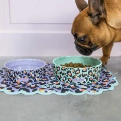 Eleanor Bowmer Leopard Pet Bowl (Set of 2)