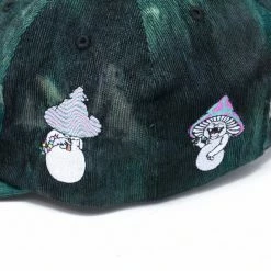 RIP N DIP Kaleidoscopic 6 Panel Corduroy Strapback Cap - Sage Lightning Wash