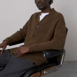 CLOSED Cardigan Laine - American Elm Marron