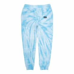 RIP N DIP Sent From Heaven Sweat Pants - Light Blue Spiral Dye