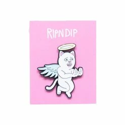 RIP N DIP Angel Nermal Pin - Multi