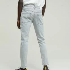 CLOSED Jean Slim Drop Crop - Gris Clair