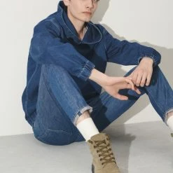 CLOSED Sweat Capuche - Denim Mid-blue