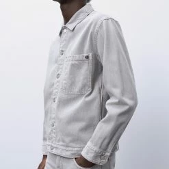 CLOSED Veste Denim Worker - Gris Ciment