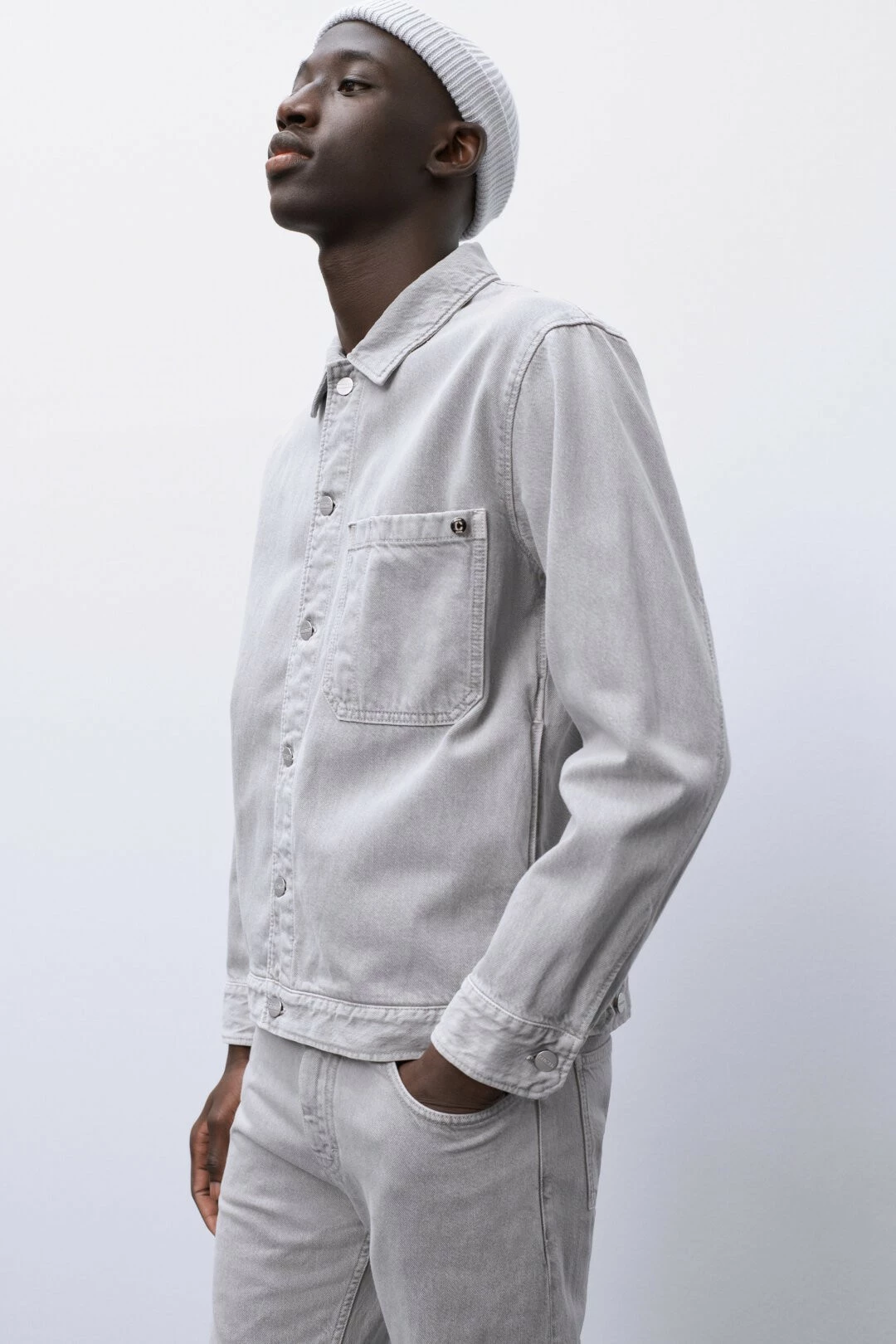 CLOSED Veste Denim Worker - Gris Ciment