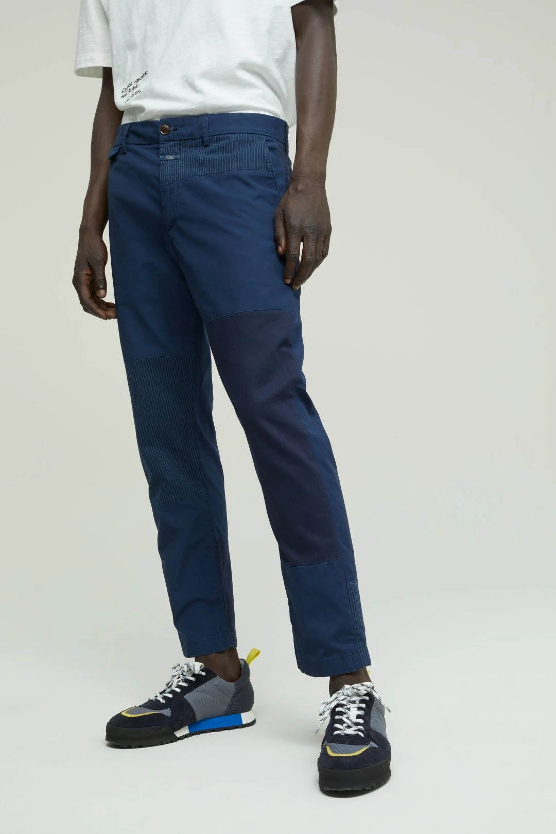 CLOSED Pantalon Atelier Tapered - Patchwork Indigo