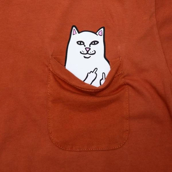 RIP N DIP Lord Nermal Pocket T Shirt Cotta Orange