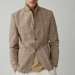 CLOSED Blazer À Carreaux Tissu Italien