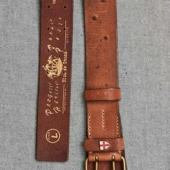 Blue de Genes Cintura Leather Belt - Cognac