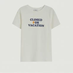 CLOSED Ivory Printed T Shirt