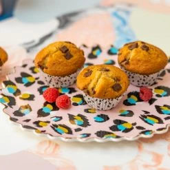 Eleanor Bowmer Pink Leopard Serving Platter