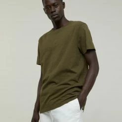 CLOSED T-shirt Brodé - Vert Chard Green