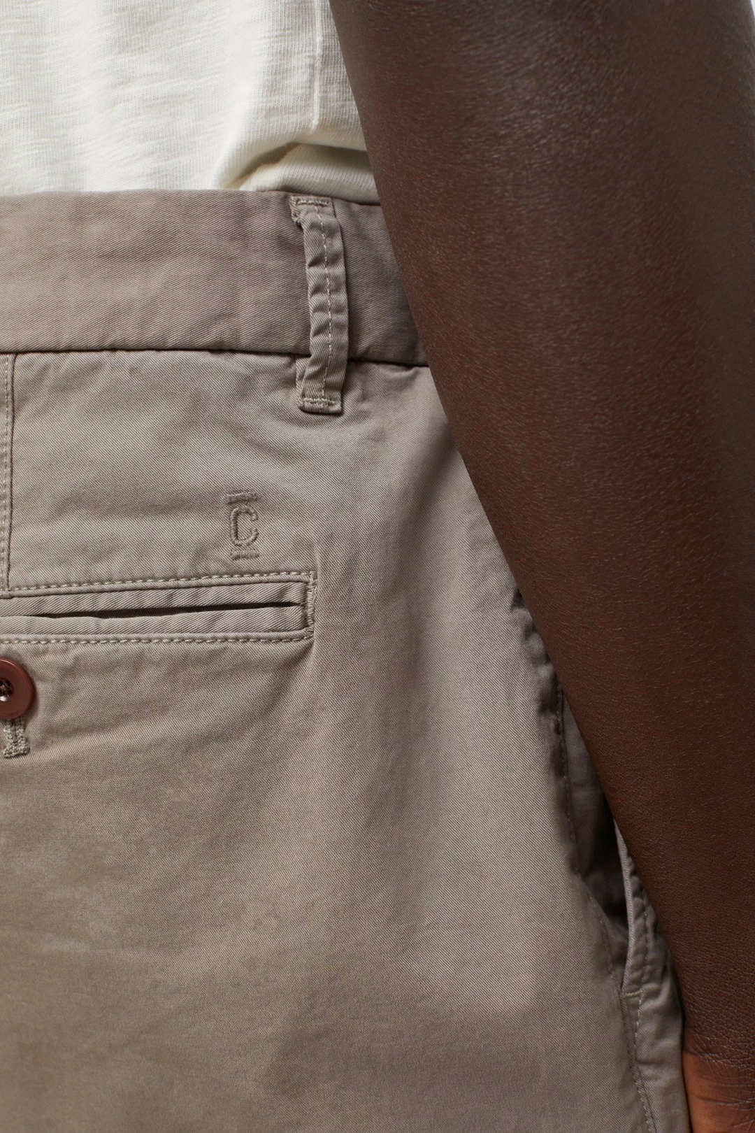 CLOSED Short Bermuda - Chino Classic - Cobble Grey