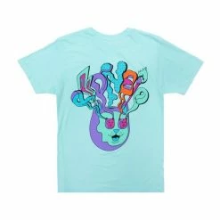 RIP N DIP Am I Tripping T Shirt Aqua