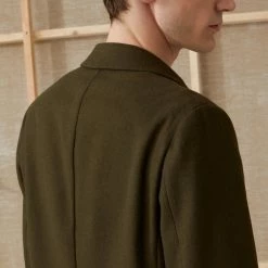 CLOSED Manteau Long En Laine Sea Tangle