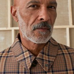 CLOSED Manteau Long À Carreaux Fox Brown