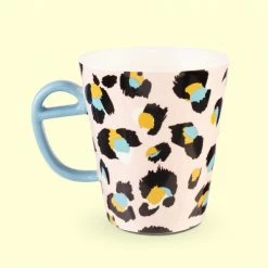 Eleanor Bowmer Pink Leopard Tall Mug