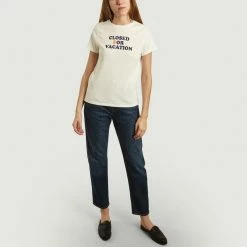 CLOSED Ivory Printed T Shirt