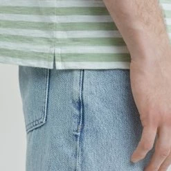 CLOSED T-shirt - Coton Bio - Rayé Summer Mint