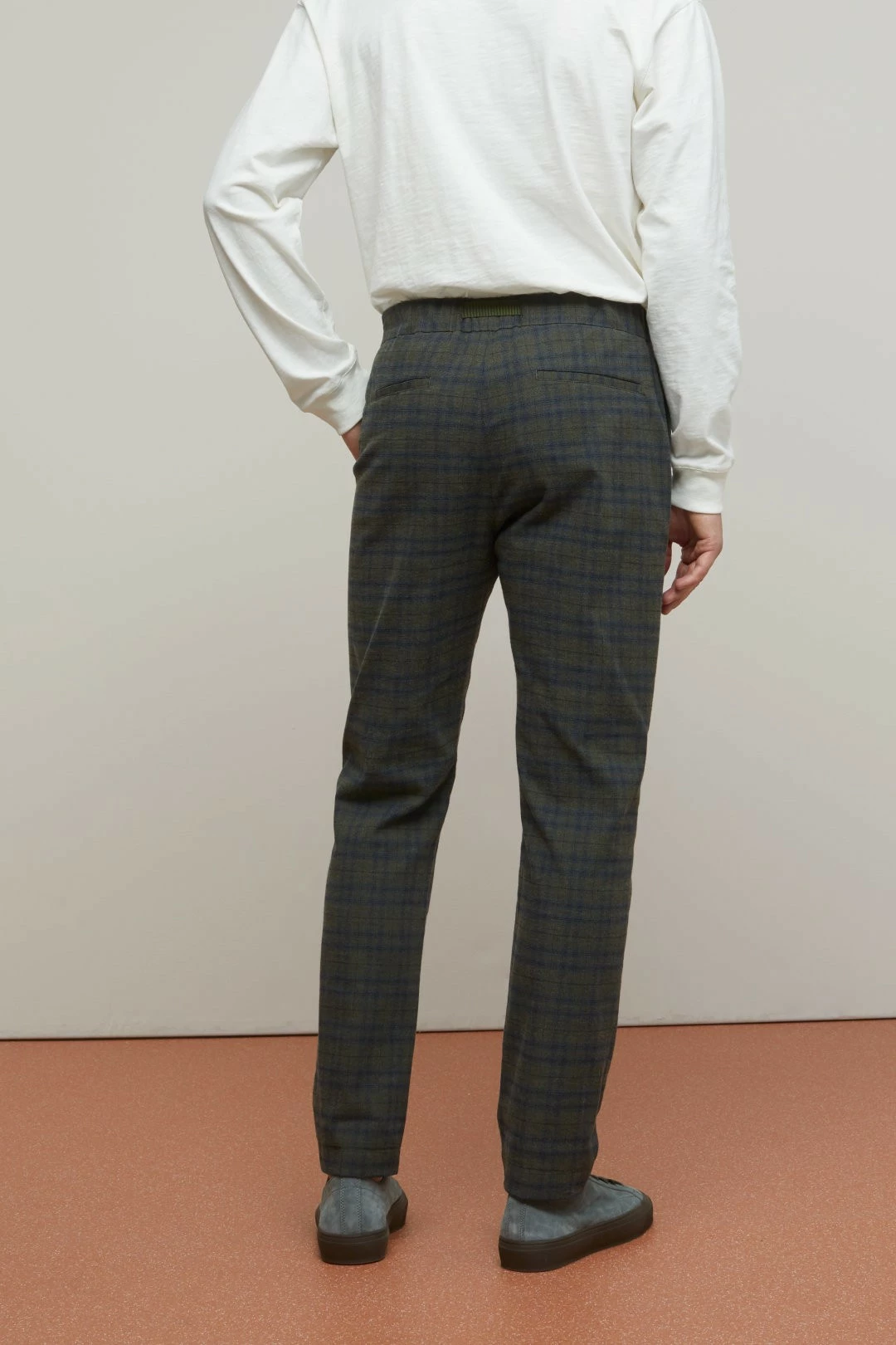 CLOSED Buckle Pant - Relaxed Fit - Carreaux