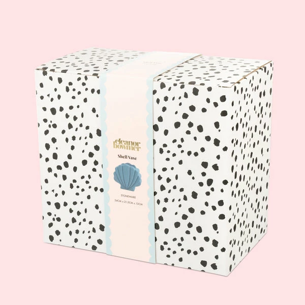 Eleanor Bowmer Blue Shell Vase