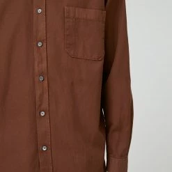 CLOSED Surchemise Formal Army Marron Brazil Nut