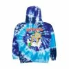 RIP N DIP Stellar Hoodie Purple Blue Spiral Dye