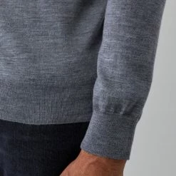 CLOSED Pull En Laine Mérinos Gris